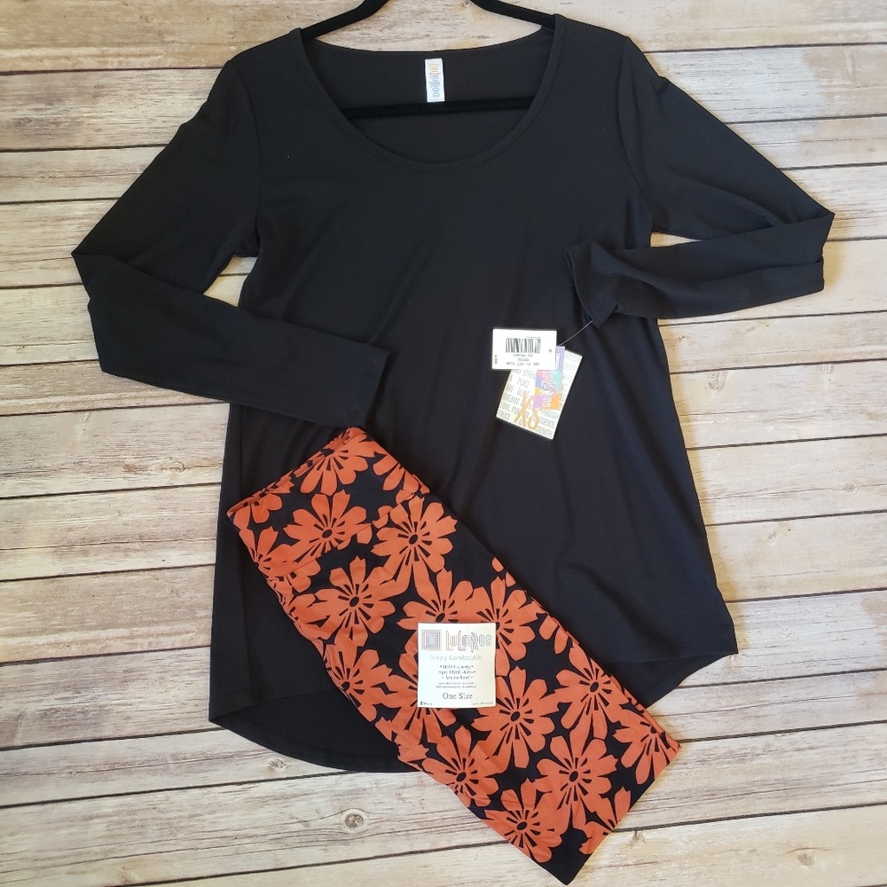 OS LuLaRoe floral Leggings